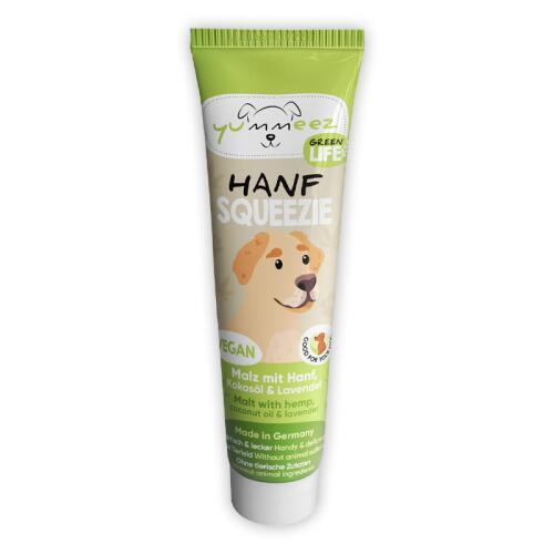 YUMMEEZ GREEN LIFE Leckerli SQUEEZIE HANF für Hunde 100g