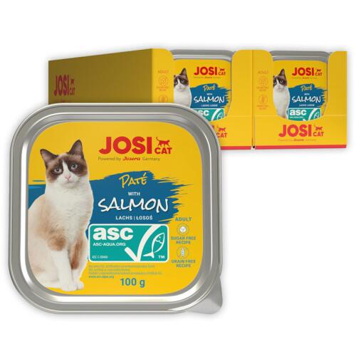 JOSICAT Nassfutter PATE WITH ASC SALMON für Katzen