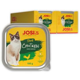 JOSICAT Nassfutter PATE WITH CHICKEN für Katzen