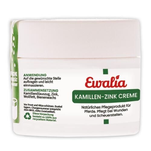 EWALIA Hautpflege KAMILLEN-ZINK CREME für Pferde 100ml