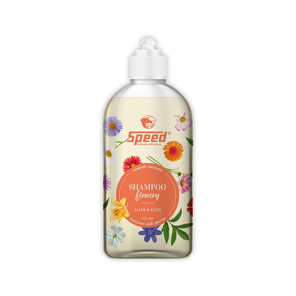 SPEED Fellpflege SHAMPOO FLOWERY für Pferde 500ml