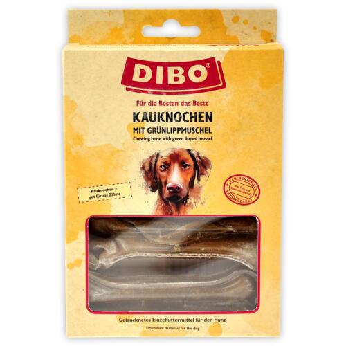 DIBO Leckerli KAUKNOCHEN MIT GRÜNLIPPMUSCHEL für Hunde 120g