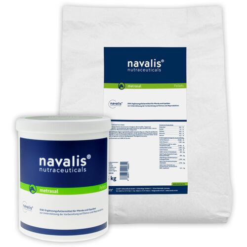 NAVALIS Ergänzungsfutter METRASAL HORSE PELLETS für Pferde