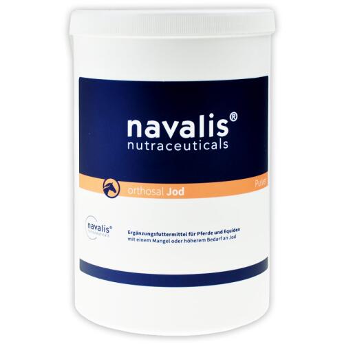 NAVALIS Ergänzungsfutter ORTHOSAL JOD HORSE PULVER für Pferde 1kg