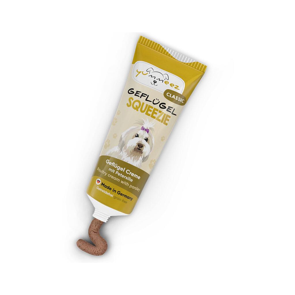 YUMMEEZ CLASSIC Leckerli SQUEEZIE GEFLÜGEL für Hunde 75g