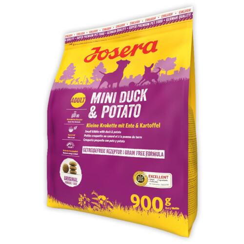 JOSERA Trockenfutter MINI DUCK & POTATO für kleine Hunde