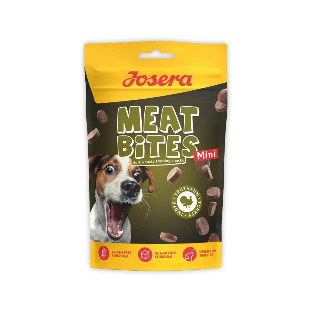 JOSERA Leckerli MEAT BITES MINI TURKEY für kleine Hunde 70g