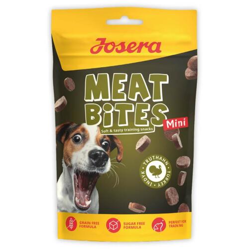 JOSERA Leckerli MEAT BITES MINI TURKEY für kleine Hunde 70g