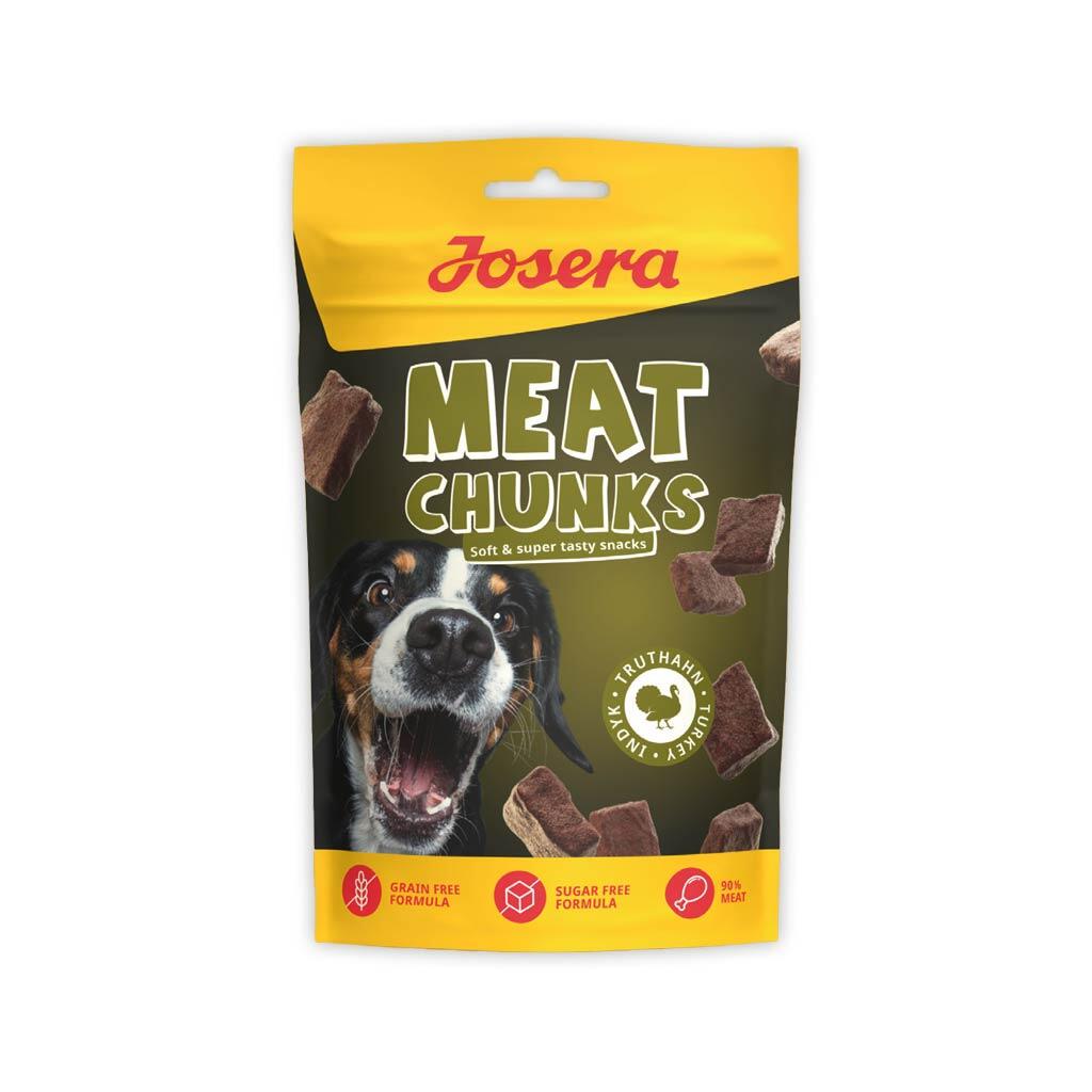 JOSERA Leckerli MEAT CHUNKS TURKEY für Hunde 70g