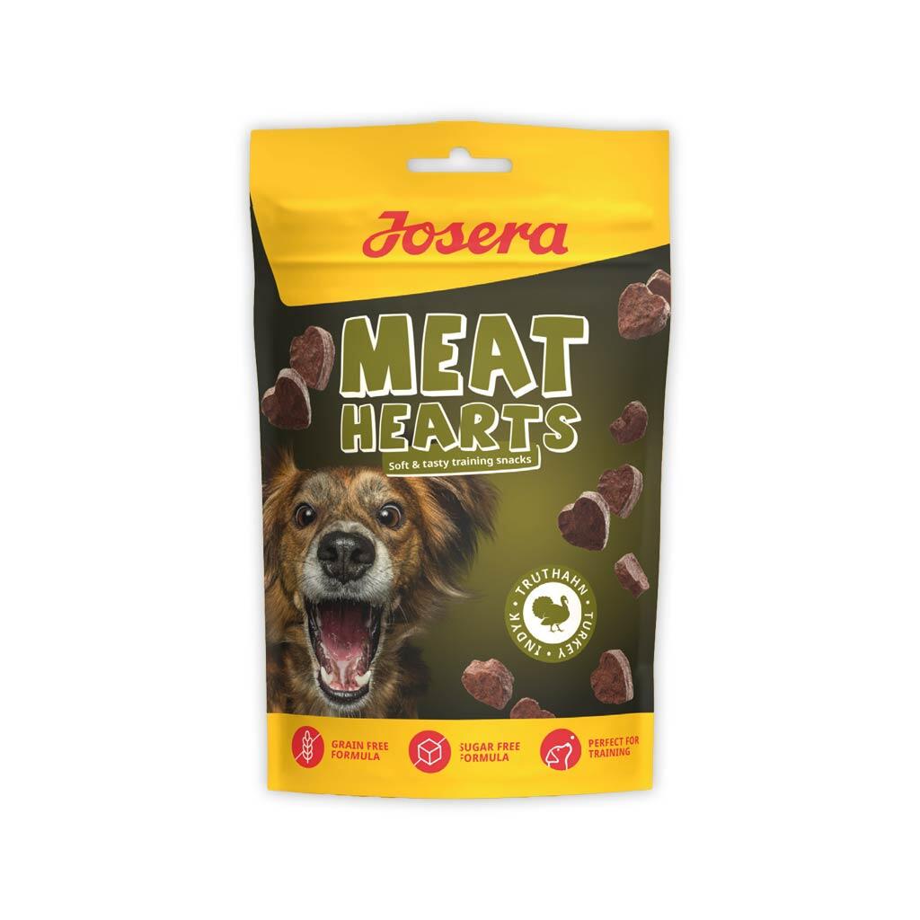 JOSERA Leckerli MEAT HEARTS TURKEY für Hunde 70g